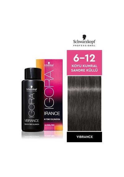 Vibrance 6-12 Koyu Kumral Sandre Küllü Saç Boyası 60 Ml