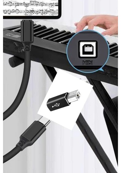 Yazıcı Piyano Vb Cihazları Type-c Dönüştürücü Adaptör Usb-c Usb-a Dönüştürücü Cihazı
