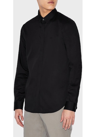 Armani Exchange Erkek Gömlek 8NZCBD ZN10Z 1200 SİYAH Siyah