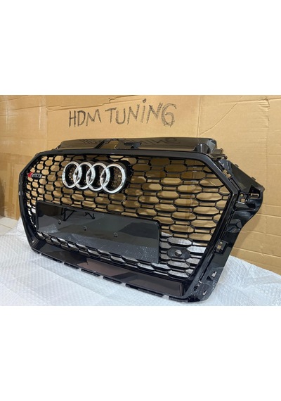 Audi A3 Rs3 Ön Panjur Pianoblack 8v Makyajlı Kasa 2016 -2020 Arası Uyumlu