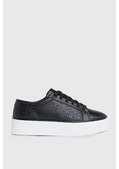 Calvin Klein Kadın Logolu Sneaker Siyah