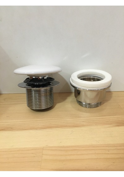 Kale 7080068100 Beyaz Yuvarlak Novatik Lavabo Sifonu
