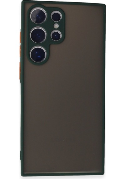 Samsung Galaxy Uyumlu -  S24 Ultra Kılıf Montreal Silikon Kapak -  Yeşil