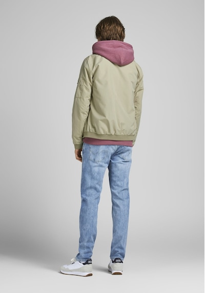 Jack & Jones Fermuarlı Bomber Ceket 12165203 Crockery Bej