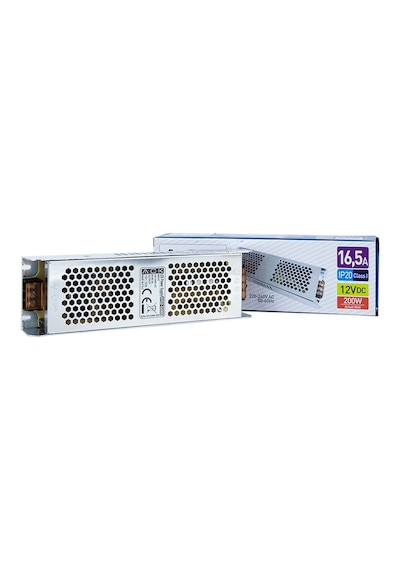 Ack 16,5a/200w/12v Led Trafosu Ay02-02000 Metalik