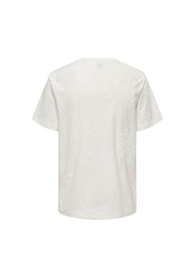 Only & Sons Erkek T Shirt 22029457 Ekru