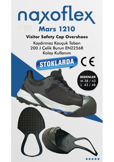 Naxoflex Mars 1210 Ayak Burun Koruyucu / Çarık Siyah