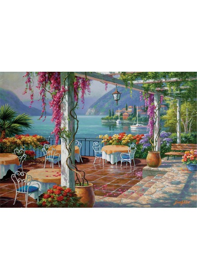Anatolian 500 Parçalık Puzzle - Mor Salkımlı Teras 3578
