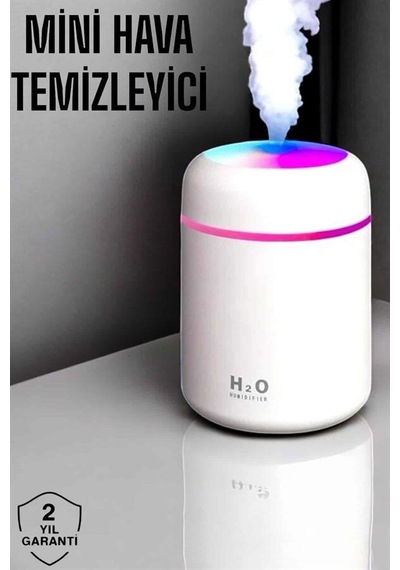 Northcity Ultrasonik Mini Hava Nemlendirici Ve Temizleyici - Aromaterapi, Led Işık Ve Usb Güç