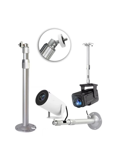 Microcase Metal Uzayabilen Döner Başlıklı Cctv Kamera Projeksiyon Duvara Monte Askı Aparatı-al5282