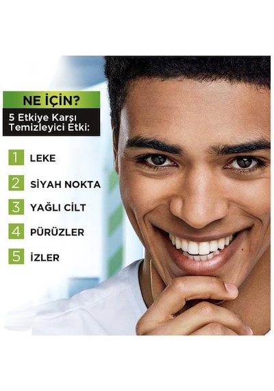 L'Oréal Paris Men Expert Pure Charcoal Yüz Yıkama Jeli 2 x 100 ML
