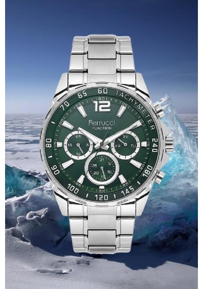 Ferrucci Fcf 0625 03577m.04 Erkek Kol Saati Metalik Gri