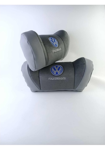 Volkswagen Oto Boyun Yastığı 2'li Gri
