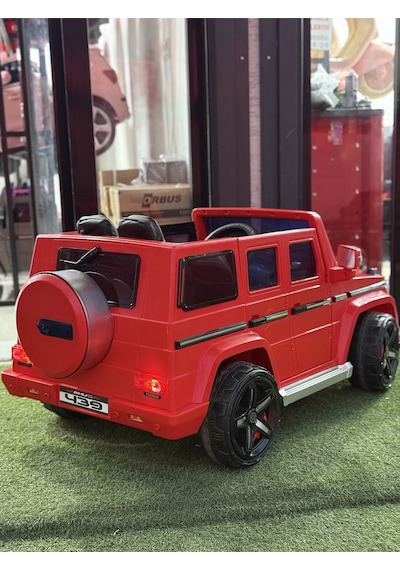 Mercedes Brabus İsme Özel Plaka Hediye Akülü Araba 0-6 Yaş Kırmızı