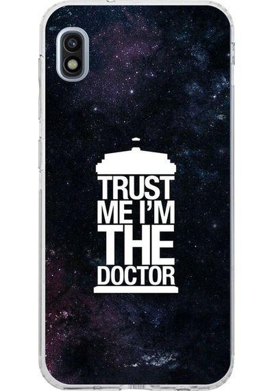 Samsung Galaxy A10 Uyumlu Şeffaf Kılıf Doctor Who Tasarımlı