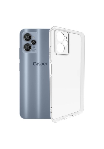 Kvy Casper Via X30 Kamera Korumalı Süper Silikon Kılıf Şeffaf