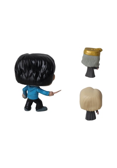 Harry Potter Pop Stil Lucius Malfoy Albus Dumbledore Harry Potter 3lü Karakter Figür Oyuncak 10 Cm. Harry Potter