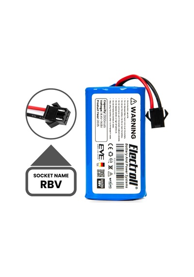 Tesvor T8 Uyumlu Batarya Yüksek Kapasite 2800mah Pil Robot Süpürge Bataryası