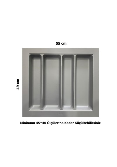 LİDER 55*49 Çekmece İçi Kepçelik ve 55*49 Kaşıklık İkili Set
