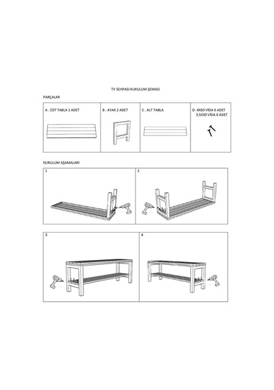 Ahşap Tv Sehpası Tv Ünitesi Tv Stand Eskitme Ceviz Renk Kahverengi