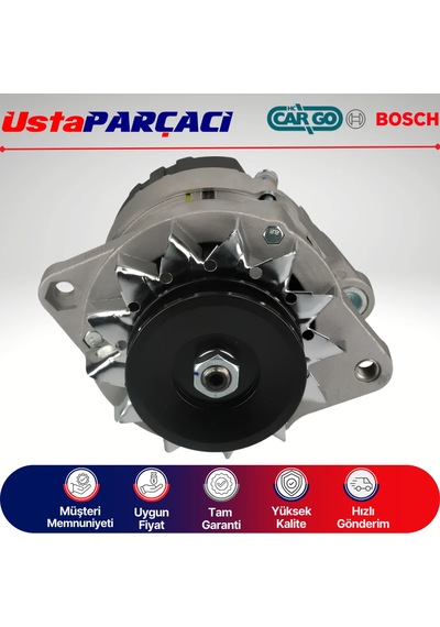Bosch - Cargo Alternatör 14v 60a Tofaş Doğan Şarj Dinamosu 4808507 4799364 4808502