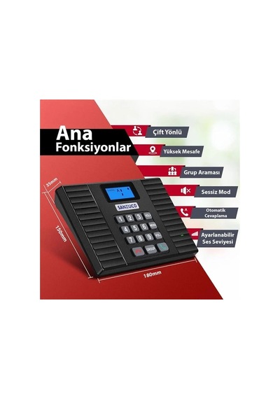 Hello F60d Dc 5v 1a Kablosuz Intercom Sistemi 18 Kanal Kapalı Devre Sesli İletişim Çözümü