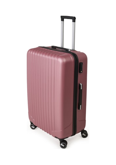 Hoffmannss Travel Line Büyük Boy Abs Valiz - Gülkurusu - 76x52x30 Cm Çok Renkli