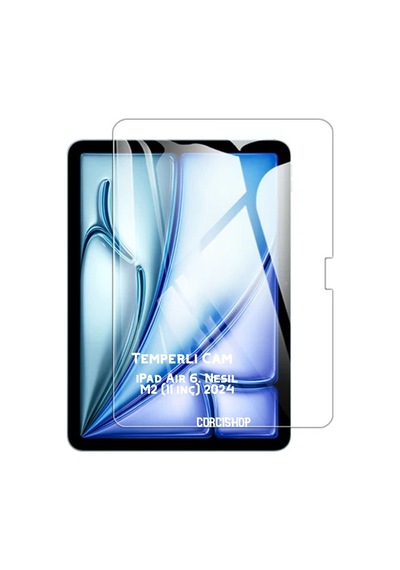 Apple Ipad Air 6. Nesil M2 11 Inç 2024/2025 Uyumlu Temperli Ekran Koruyucu Kırılmaz Cam