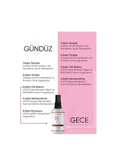Voop Super Booster 4 Kat Etkili Serum 30 ML