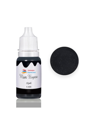 Mum Boyası Sıvı Pigment Boya 20 Ml Siyah - S400
