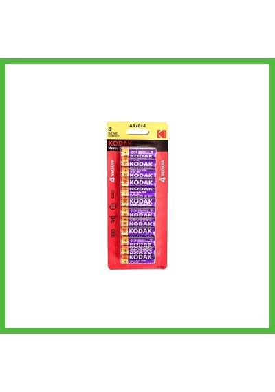 Vaveni 3146 8+4 Çinko Kalem Pil 1 Adet Arz