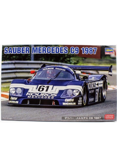 Hasegawa 20753 1/24 Ölçek, Sauber Mercedes C9 1987, Otomobil Plastik Model Kiti