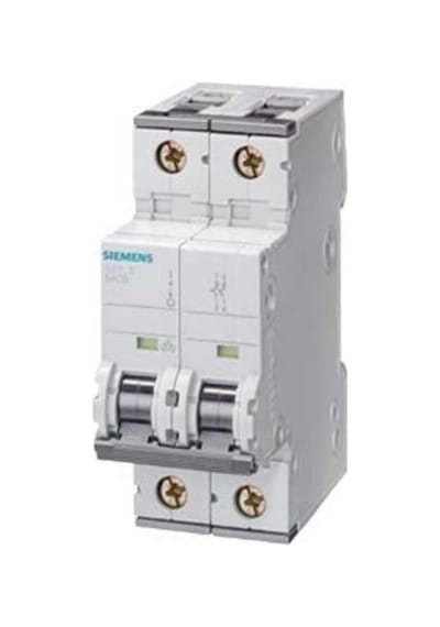Siemens 5sy5216 7 16a 2 Fazlı Dc Anahtarlı Otomatik Sigorta 10ka C Tipi Yavaş Karakterli