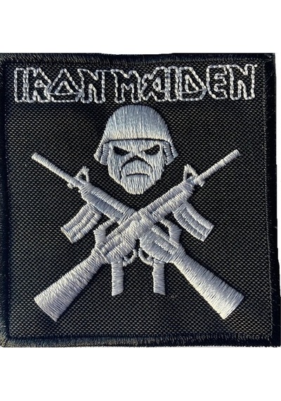 Iron Maiden A Matter Of Life And Death Patch Peç Arma Kot Yaması Beyaz