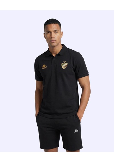 Kappa Paul Polo Erkek Siyah Regular Polo Yaka Tişört