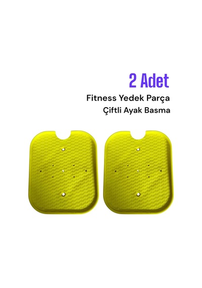 Çift Ayak Basma Dış Mekan Fitness Ekipmanı 1 Takım 2 Adet -611 Çok Renkli