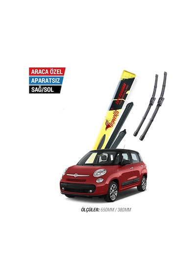 İnwells Fiat 500L 2013-2017 Muz Silecek Takımı