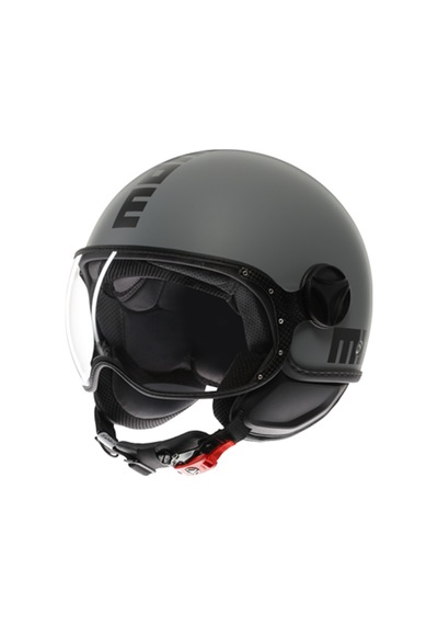 Momo Kask/ Fgtr Classıc Mono Matt Grey/black Çok Renkli
