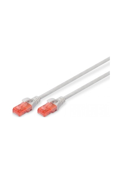DIGITUS 0.25m CAT6 Utp DK-1617-0025 Gri Patc   Kablo