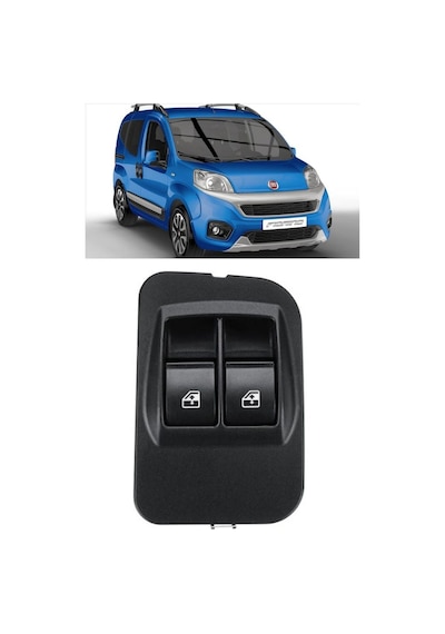 Fıat Fiorino Cam Açma Düğmesi Şöför Tarafı Çerçevesiz 735461275