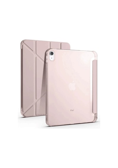 Apple Uyumlu iPad 2025 10.9 10.nesil A16 Kılıf Kalemlikli Mars Tablet Kılıfı - Rose Gold Diğer