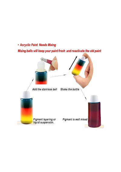 Magnetic Ball For Ink Mixer - Boya Karıştırıcı İçin Manyetik Top - Kutulu