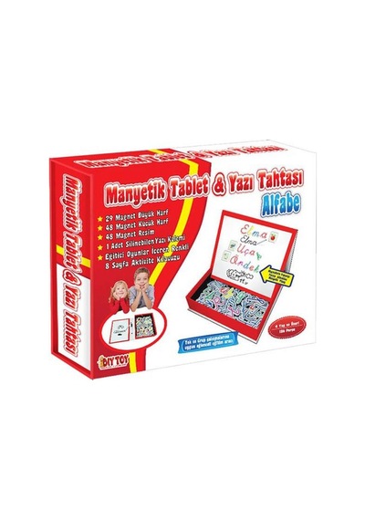 Diytoy Manyetik Tablet Alfabe  Seti