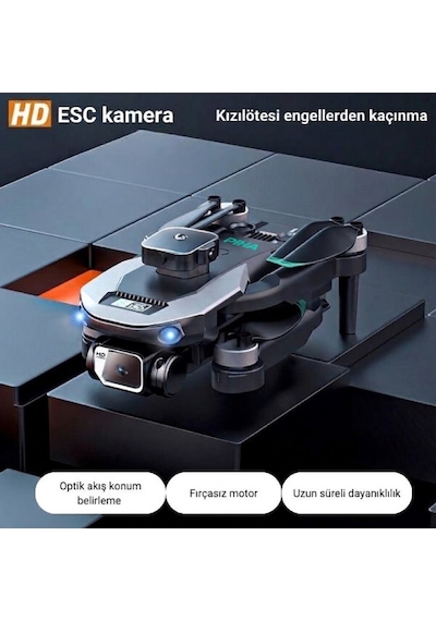 Piha S150 Drone Fırçasız Motor 2batarya ile 30DAKIKA Uçuş Süresi 1080P Hd Hareketli Kamera Engelden Kaçınma Modu