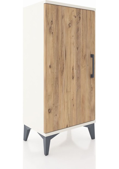 Arges Komodin Tek Raflı Tek Çekmeceli Tek Kapaklı 44x30x96 Aytaşı-çam Aytası