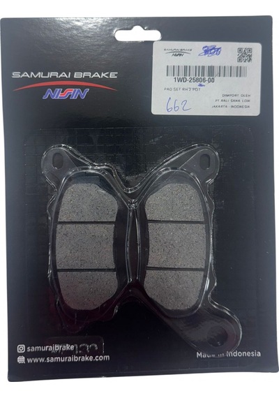 Nıssın Yamaha Mt-25 Arka Fren Balatası Yzf-r25 2015-2025 370 662