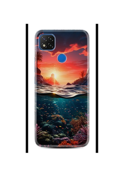 Xiaomi Redmi 9c Kılıf Boutique Baskılı Resimli Okyanus Pcode -067
