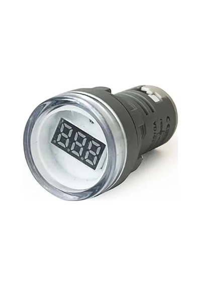 Dijital Voltmetre, 22mm Ac 60-500v Led Beyaz Işık İle Kullanım
