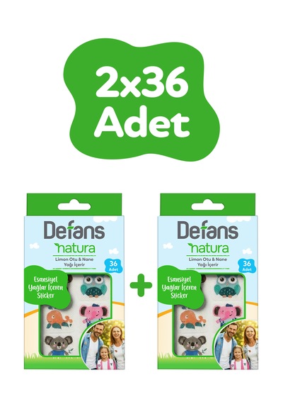 Defans Natura Esansiyel Yağlar İçeren Sticker 2'li