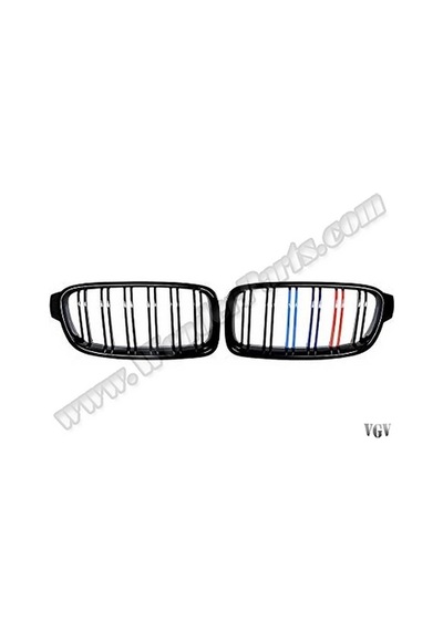 Bmw F30+lcı 2012-2018 Panjur Set Piano Siyah Çift Çıtalı M Renkli 51712240778 Wender